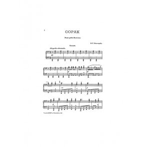 Modest Mussorgsky: Gopak (Piano Duet)