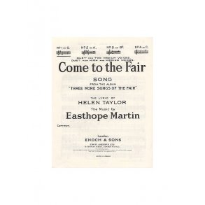 Martin: Come To The Fair In G Major