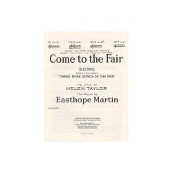 Easthorpe Martin: Come To The Fair (In A)