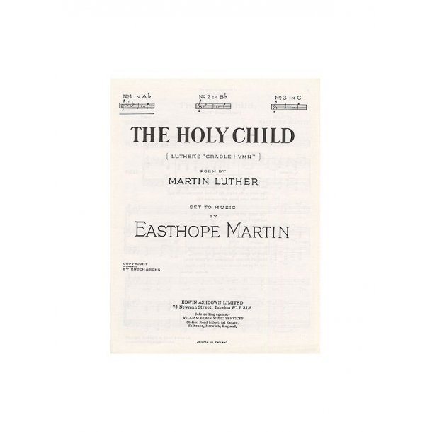 E Martin: The Holy Child In A Flat Major