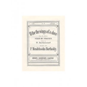 F Mendelssohn: O For The Wings Of A Dove