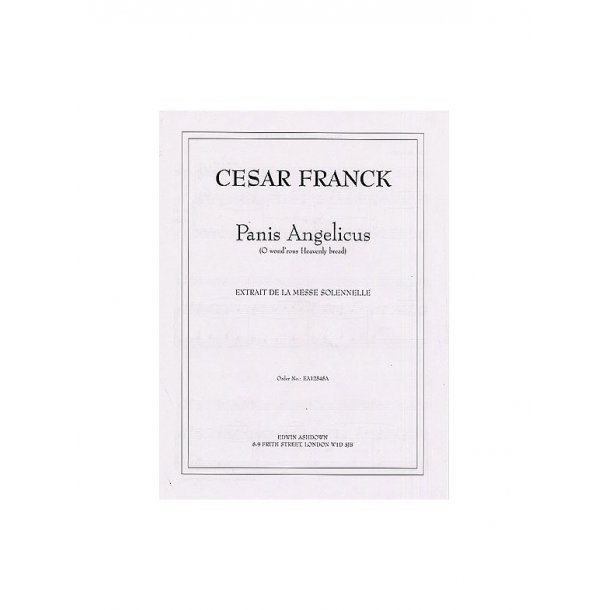 Cesar Franck: Panis Angelicus (Medium Voice/Piano)