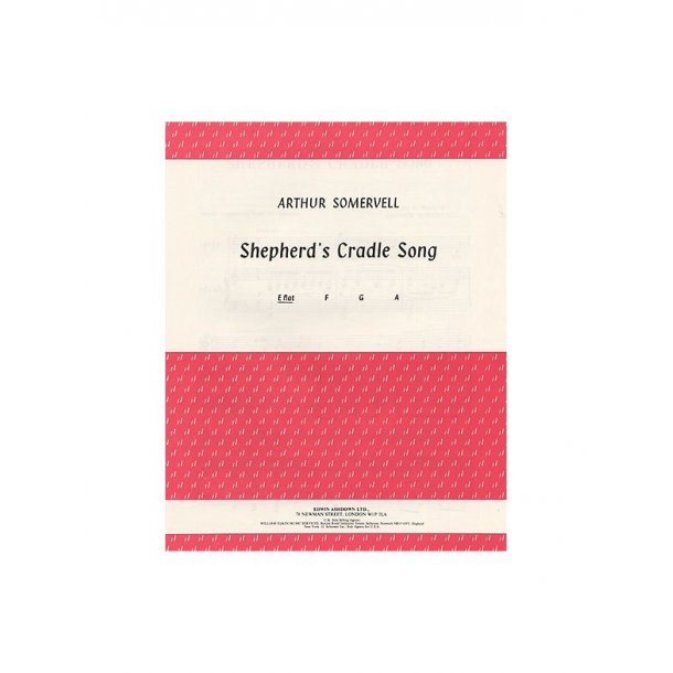 A Somervell: Shepherd's Cradle Song In E Flat Major