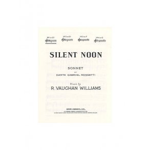 Vaughan Williams: Silent Noon In D Flat