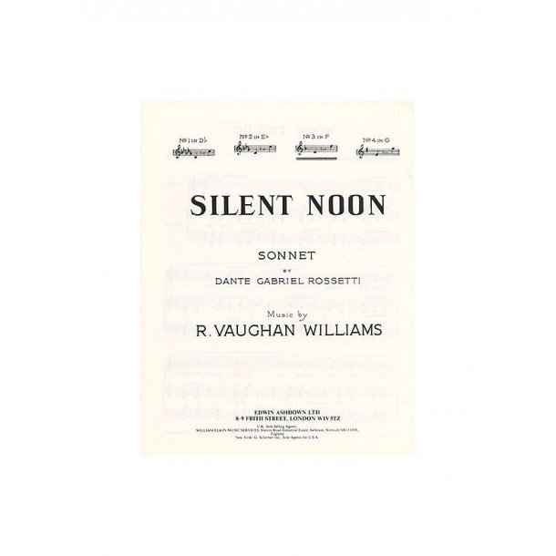 Vaughan Williams: Silent Noon in F