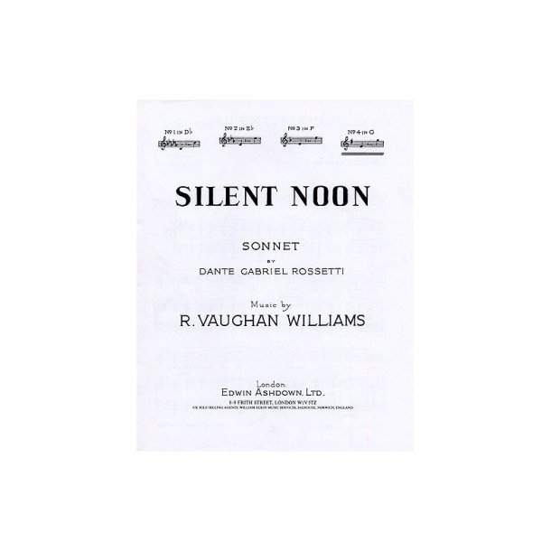 Vaughan Williams: Silent Noon in G