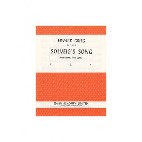 Edvard Grieg: Solveig's Song (Medium Voice)