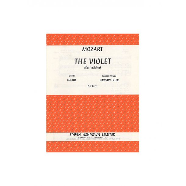 Mozart: The Violet (Das Veilchen)