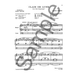 Claude Debussy: Clair De Lune (Organ)