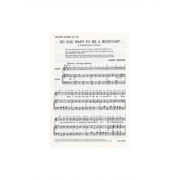 H Dexter: So You Want To Be A Musician?