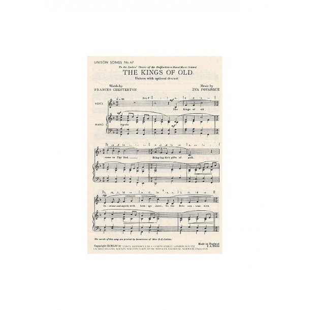 Eva Fovargue: The Kings Of Old