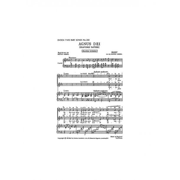 Georges Bizet: Agnus Dei