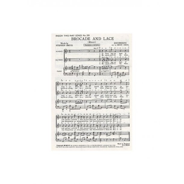 Luigi Boccherini: Brocade And Lace