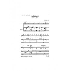 Cesar Franck: Ave Maria (Vocal Duet)