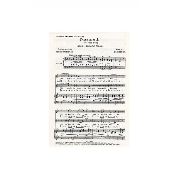C H Gounod: Nazareth