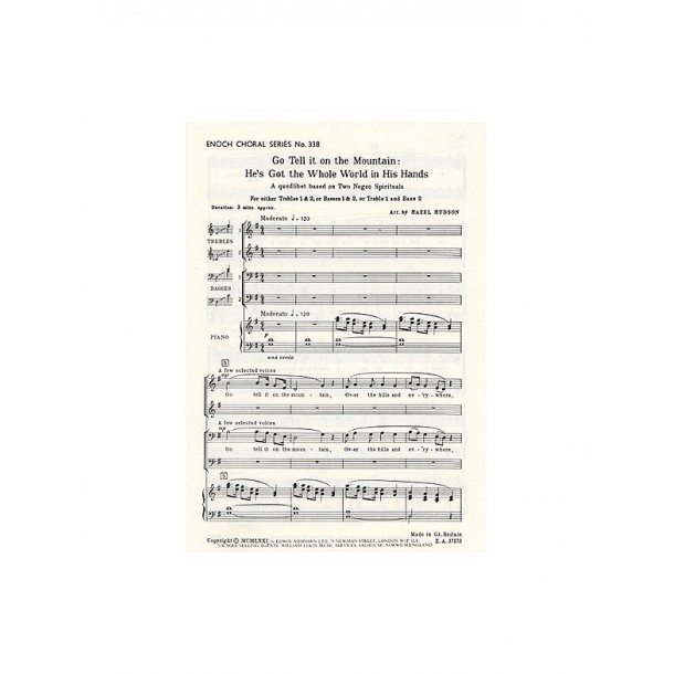 Go Tell It On The Mountain/He's Got The Whole World In His Hands