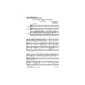 Felix Mendelssohn: O For The Wings Of A Dove (2-Part Choir)