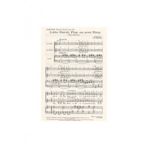 Little David Play On Your Harp (2-Part/Piano)