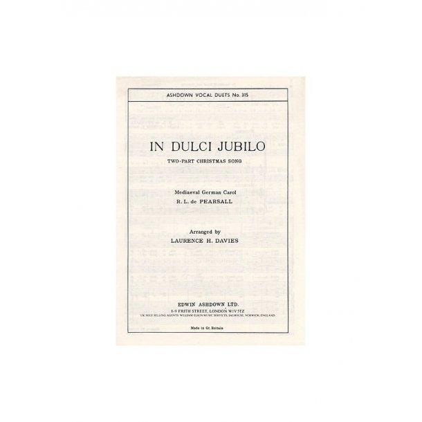 Robert Pearsall: In Dulci Jubilo