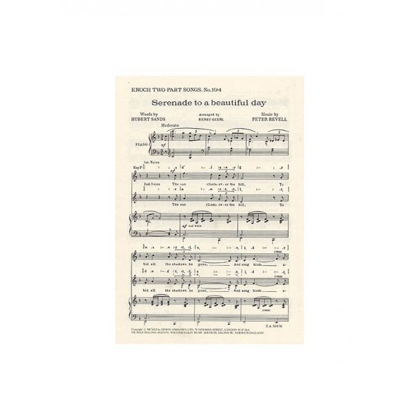P Revell: Serenade To A Beautiful Day