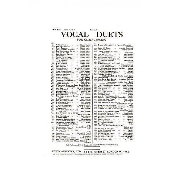 F Schubert: Ave Maria