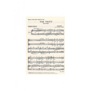 Franz Schubert: The Trout (2-Part/Piano)
