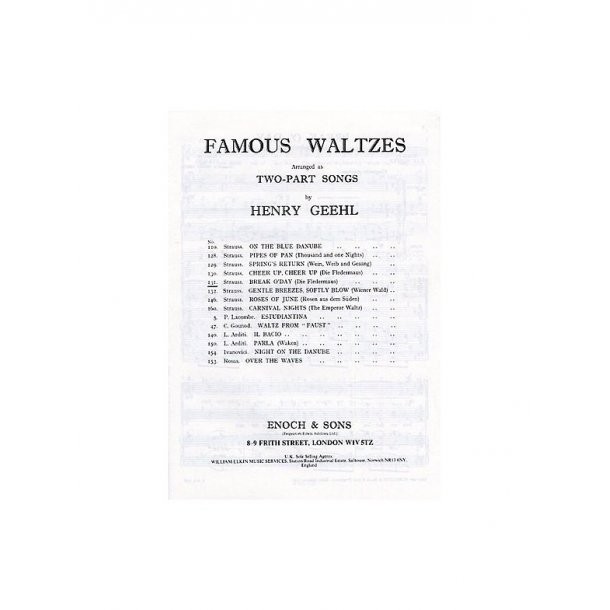 Johann Strauss II: Break O' Day (2-Part/Piano)