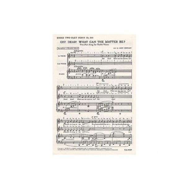 Alec Rowley: Oh! Dear! What Can The Matter Be?