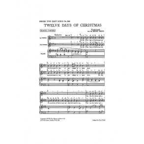 Twelve Days Of Christmas (2-Part/Piano)