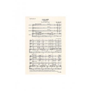 Johannes Brahms: Lullaby (SSA)