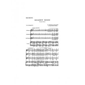Ralph Vaughan Williams: Silent Noon (SSA/Piano)