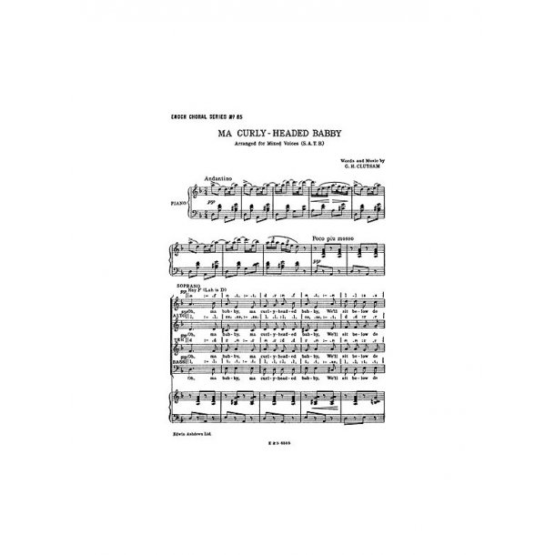 G.H. Clutsam: Ma Curly-Headed Babby (SATB/Piano)