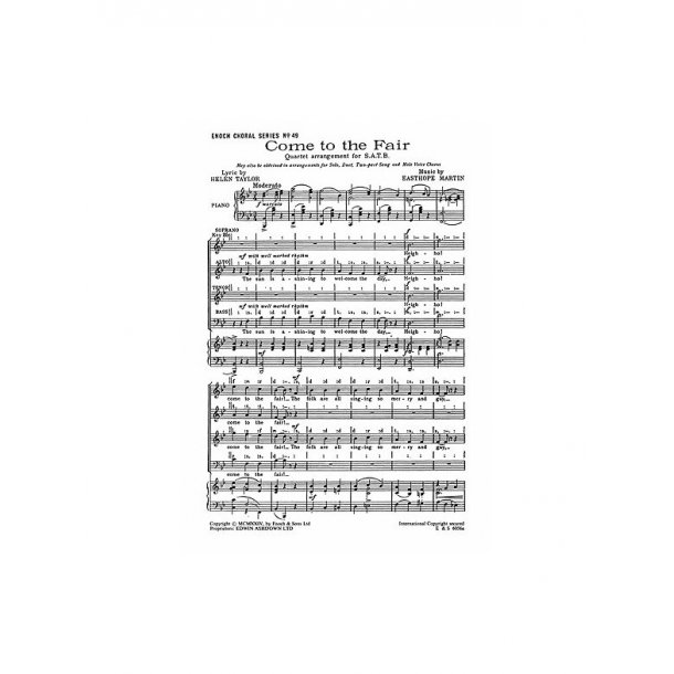 Easthope Martin: Come To The Fair