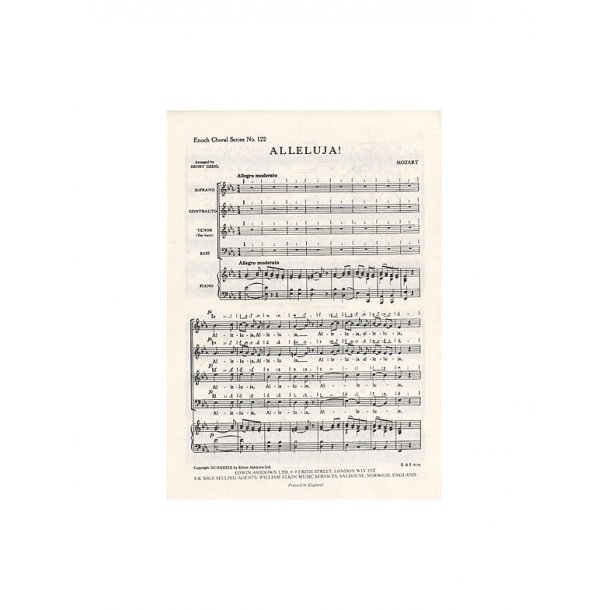 W A Mozart: Alleluja