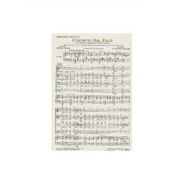 Easthope Martin: Come To The Fair (TTBB)