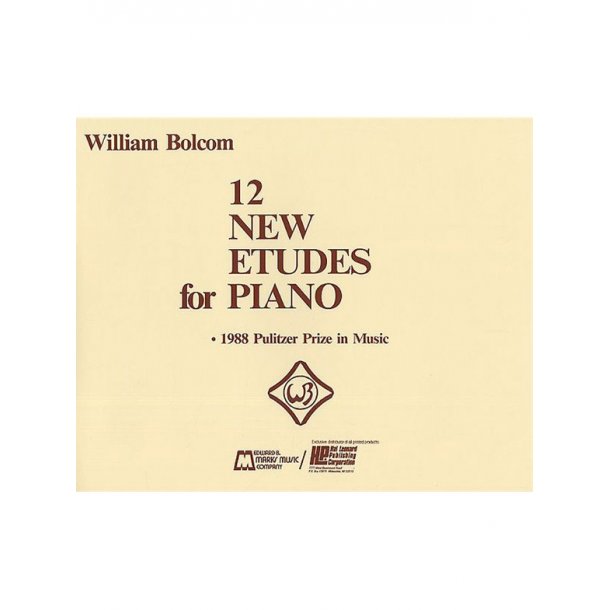 William Bolcom: Twelve New Etudes For Piano