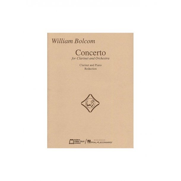 William Bolcom: Concerto For Clarinet And Orchestra (Clarinet/Piano)