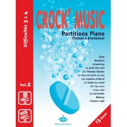 Patrice Bourg&egrave;s-Rouault: Crock'music, Chansons Fran&ccedil;aises Pour Piano - vol. 2