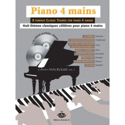 Piano 4 Mains, 8 Th&egrave;mes Classiques