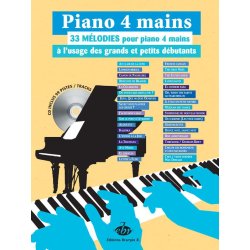 Piano 4 Mains, 33 M&eacute;lodies