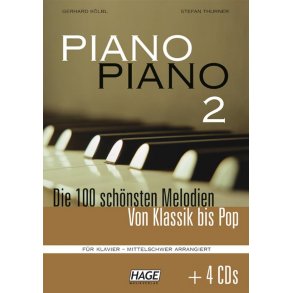 Piano Piano 2 Mittelschwer : Die 100 Schönsten Melodien von Klassik bis Pop