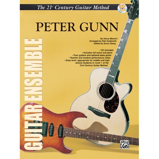 Peter Gunn Guitar Ensemble Sc/Pts/CD