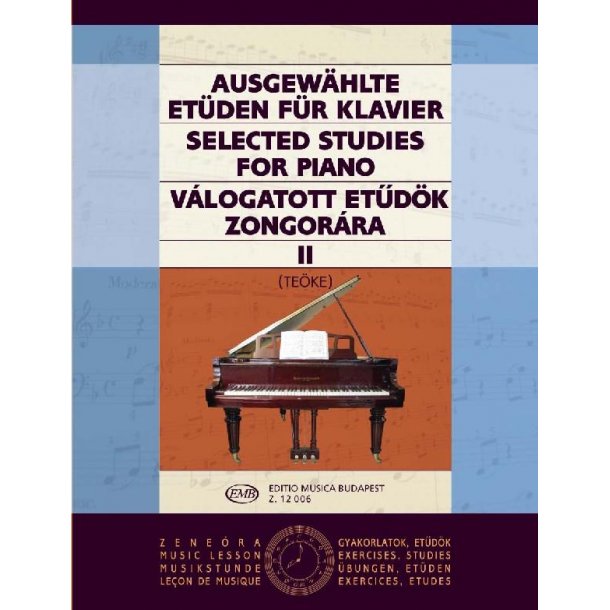 Ausgew&auml;hlte Et&uuml;den II f&uuml;r Klavier : f&uuml;r Klavier