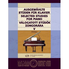 Ausgewählte Etüden V für Klavier : zongorára