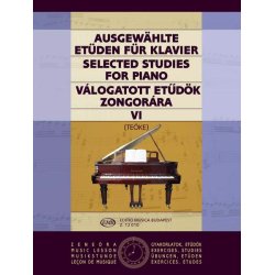Ausgew&auml;hlte Et&uuml;den VI f&uuml;r Klavier : zongor&aacute;ra