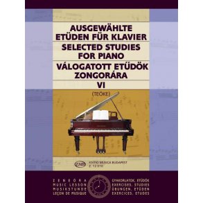 Ausgewählte Etüden VI für Klavier : zongorára