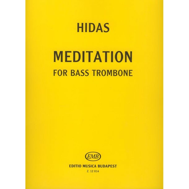 Meditation f&uuml;r Bassposaune : f&uuml;r Bassposaune