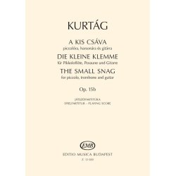 Die kleine Klemme op. 15b : f&uuml;r Pikkolofl&ouml;te, Posaune und Gitarre