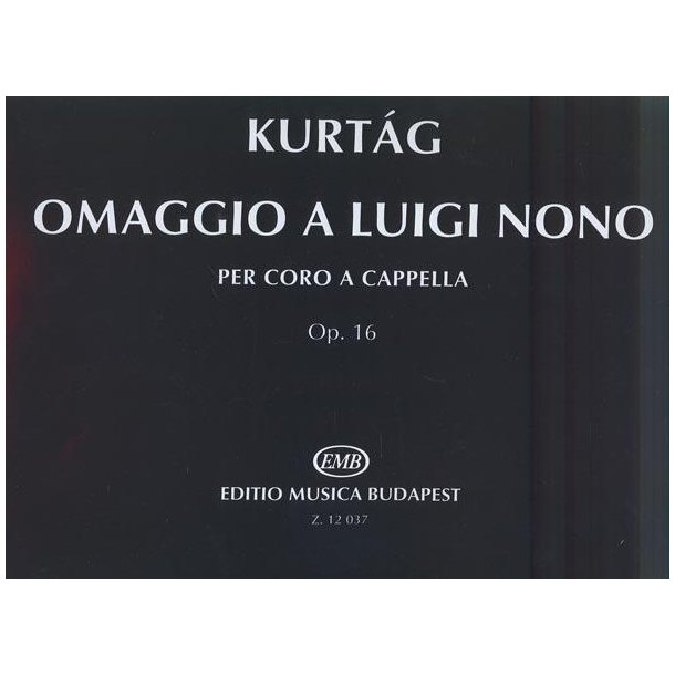 Omaggio a Luigi Nono op. 16 : to poems by A. Achmatova and R. Dalos