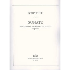 Sonate pour clarinette en Si bemol ou hautbois et